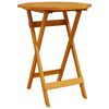 vidaXL Ensemble de bistro pliable 3 pcs bois d'acacia solide