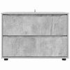 vidaXL Armoire de rangement Gris b&eacute;ton 80 x 48 x 57 cm