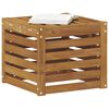 vidaXL Banc de Jardin Naturel 43 x 43 x 37 cm Bois d'Acacia Massif