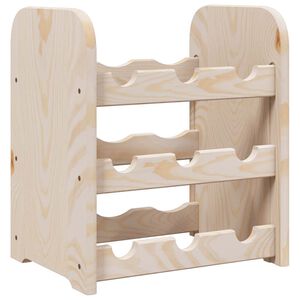 vidaXL Casier &agrave; vin 33x25x37 cm bois de pin massif
