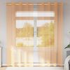 vidaXL Rideaux en voile avec œillets 2 pcs orange 140x225 cm