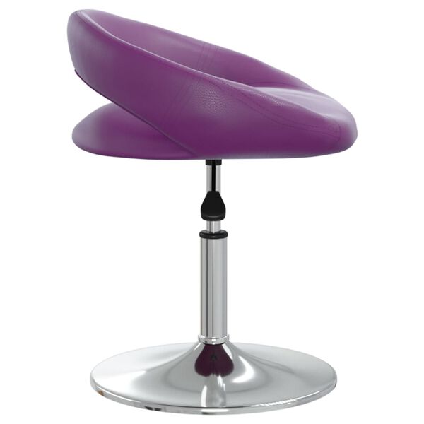 vidaXL Tabouret de bar Violet Similicuir