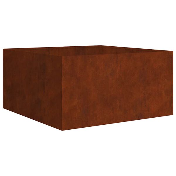 vidaXL Jardini&egrave;re 80x80x40 cm acier corten