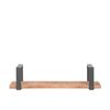 LABEL51 &Eacute;tag&egrave;re murale Slam 80x23x20 cm L Bois/Acier br&ucirc;l&eacute;