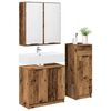 vidaXL Ensemble de mobilier de salle de bain 3 pcs Bois ancien