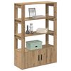 vidaXL Buffet ch&ecirc;ne artisanal 30 x 80 x 119.5 cm Bois d'ing&eacute;nierie