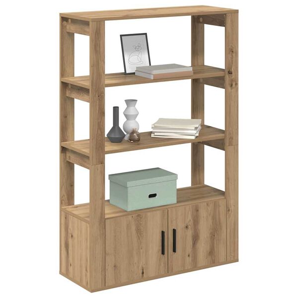 vidaXL Buffet ch&ecirc;ne artisanal 30 x 80 x 119.5 cm Bois d'ing&eacute;nierie