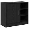 vidaXL Cabinet de salle de bain Ch&ecirc;ne noir 63 x 29 x 55 cm