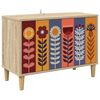 vidaXL Meuble TV ESSEN 69 x 33 x 50 cm Sonoma Bois d'ing&eacute;nierie