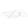 vidaXL Serre avec cadre en acier blanc 108 m&sup2; 18x6x2,85 m