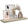 vidaXL &Eacute;tag&egrave;re flottante murale ch&ecirc;ne 80x23,5x3,8 cm MDF