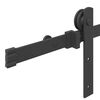 vidaXL Kit de quincaillerie de porte coulissante 152 cm acier noir