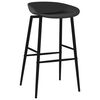 vidaXL Ensemble de bar 7 pcs Noir