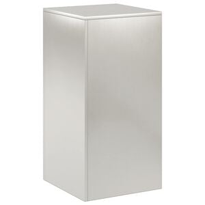 vidaXL Support de Plante Argent&eacute; 40 x 40 x 80 cm Acier