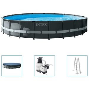 Intex Ensemble de piscine ronde Ultra XTR Frame 610x122 cm
