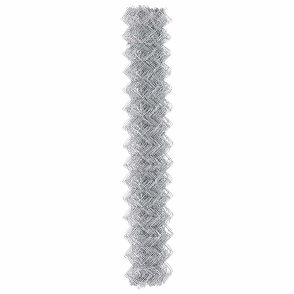vidaXL Clôture en treillis métallique Argent 10 x 1.5 m