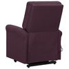 vidaXL Fauteuil de massage Violet Tissu