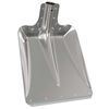vidaXL T&ecirc;te de pelle Argent 43 x 32,5 cm Aluminium