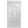vidaXL Porte d'entr&eacute;e blanc 88x208 cm PVC