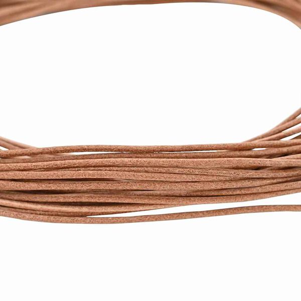 vidaXL Corde en Cuir Marron &Oslash;1 mm x 5 m Cuir