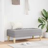 vidaXL banc avec coussin Gris nuage 113 x 57 x 39 cm tissu