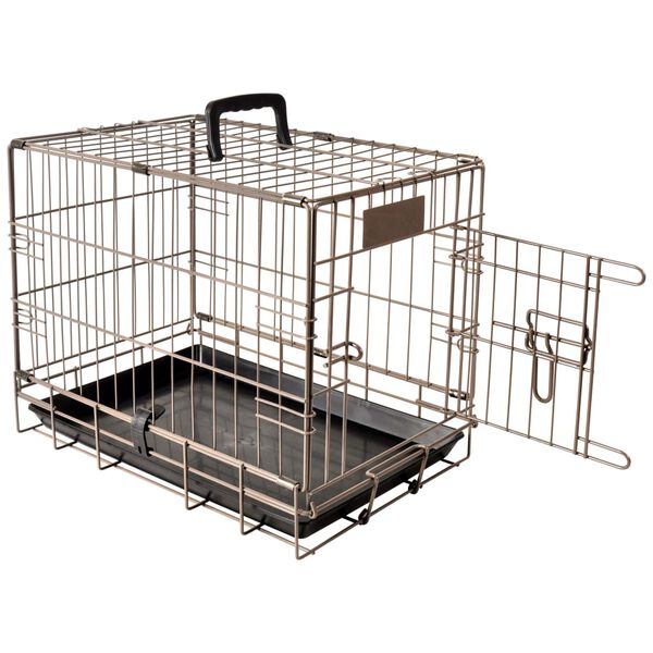 FLAMINGO Cage pour animaux Ebo Marron M&eacute;tallique 47x31x38 cm 517579