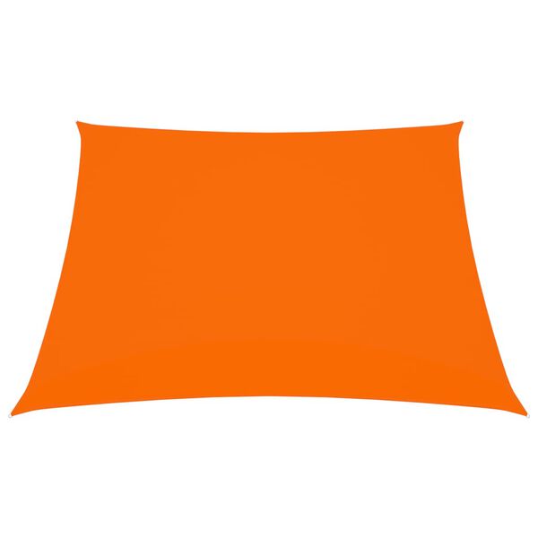 vidaXL Voile de parasol tissu oxford carr&eacute; 5x5 m orange