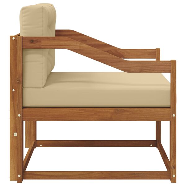 vidaXL Sofa de milieu ext&eacute;rieur Bois d'Acacia Massif Naturel