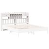 vidaXL T&ecirc;te de lit avec rangement blanc 180 cm bois massif de pin