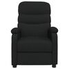 vidaXL Fauteuil de massage Noir Tissu