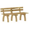 vidaXL Ensemble à manger de jardin 5 pcs Bois de pin imprégné