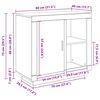 vidaXL Buffet Bois ancien 80 x 40 x 75 cm Bois d'ing&eacute;nierie