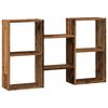 vidaXL &Eacute;tag&egrave;re murale vieux bois 96x18x60 cm bois d'ing&eacute;nierie