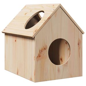 vidaXL Maison pour chat 41x50x50 cm bois de pin massif