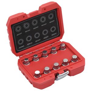 vidaXL Jeu de cl&eacute;s pour &eacute;crou de blocage de roue 10 pcs pour VW