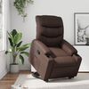 vidaXL Fauteuil inclinable marron similicuir