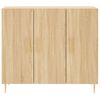 vidaXL Buffet chêne sonoma 90x34x80 cm bois d'ingénierie