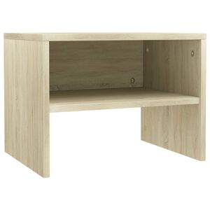 vidaXL Table de chevet ch&ecirc;ne sonoma 40x30x30 cm Bois d'ing&eacute;nierie