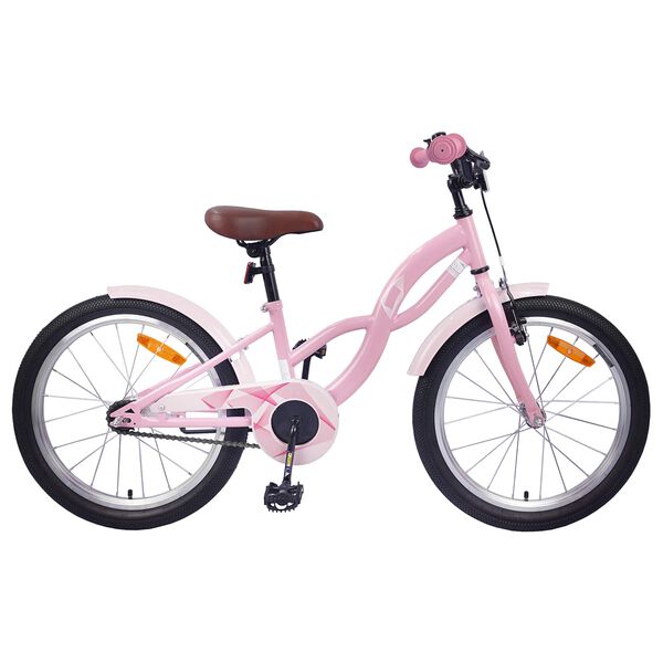 vidaXL V&eacute;lo pour Enfants 18 Pouces pour les 5-7 ans Rose clair
