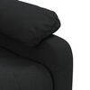 vidaXL Fauteuil Noir Tissu