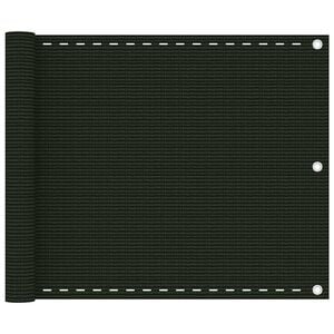 vidaXL &Eacute;cran de balcon Vert fonc&eacute; 75x300 cm PEHD