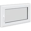 vidaXL Fen&ecirc;tre de sous-sol RISOR 100 x 70 cm PVC et verre Anthracite