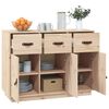 vidaXL Buffet 100x40x75 cm Bois massif de pin