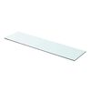 vidaXL Panneau pour &eacute;tag&egrave;re Verre transparent 80 x 20 cm