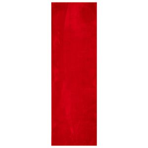 vidaXL Tapis HUARTE &agrave; poils courts doux et lavable rouge 80x250 cm