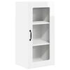 vidaXL Cabinet en verre mural PORTO Blanc brillant 40 x 31 x 80 cm