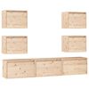 vidaXL Meubles TV 7 pcs Bois massif de pin