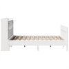 vidaXL Cadre de lit sans matelas blanc 140x200 cm bois de pin massif