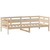 vidaXL Lit de jour avec tiroirs sans matelas 90x200 cm bois massif