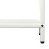 vidaXL Portant de bois chauffage blanc 60x25x90 cm